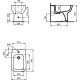 Биде Ideal Standard Esedra T281301 Белое