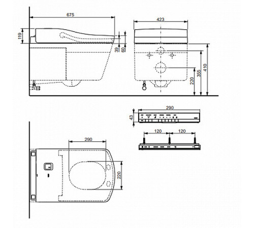 Крышка-биде Toto Neorest TCF996RWG#NW1 Белая с Микролифтом