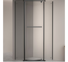 Душевой уголок RGW Passage PA-82B 100x100 41088200-14 профиль Черный стекло прозрачное
