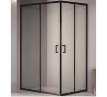Душевой уголок RGW Passage PA-040B 100x90 3508104090-14 профиль Черный стекло прозрачное