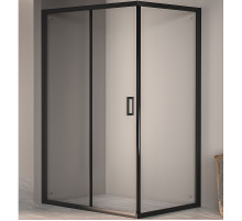 Душевой уголок RGW Passage PA-245B 120x90 410824592-14 профиль Черный стекло прозрачное
