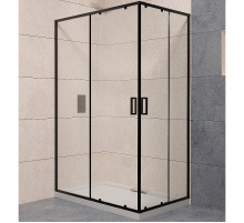 Душевой уголок RGW Passage PA-040B 100x90 350804090-14 профиль Черный стекло прозрачное