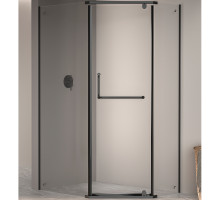 Душевой уголок RGW Passage PA-091B 100x90 35089190-14 профиль Черный стекло прозрачное