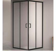 Душевой уголок RGW Passage PA-030B 80x80 3508103088-24 профиль Черный стекло матовое-сатинат