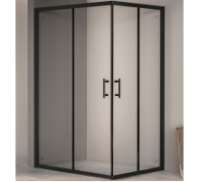 Душевой уголок RGW Passage PA-146B 100x90 020814690-14 профиль Черный стекло прозрачное