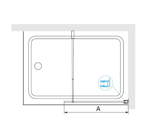 Шторка на ванну RGW Screens SC-051 80x150 351105108-11 профиль Хром стекло прозрачное
