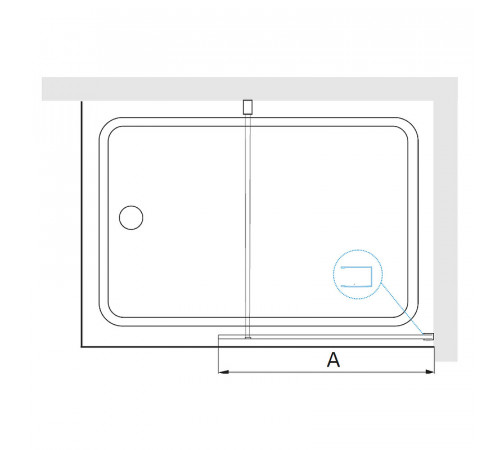 Шторка на ванну RGW Screens SC-050 60x150 351105006-11 профиль Хром стекло прозрачное