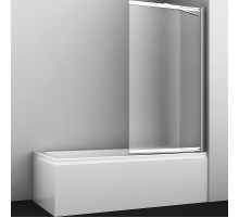 Шторка на ванну WasserKRAFT Main 100 41S02-100R Matt glass Fixed профиль Хром стекло матовое