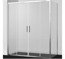 Душевой уголок WasserKRAFT Lippe 170x80 45S53 профиль Серебристый стекло прозрачное