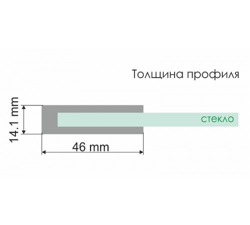 Душевая дверь WasserKRAFT Aller 120 L 10H05LBLACK профиль Хром стекло прозрачное