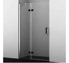 Душевая дверь WasserKRAFT Aller 120 L 10H05LBLACK MATT профиль Хром матовый стекло прозрачное