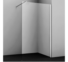 Душевая перегородка WasserKRAFT Rossel 90 28W39 профиль Серебристый стекло прозрачное