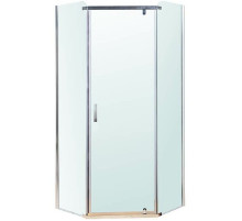 Душевой уголок Berges Solo T 100х100 061109 профиль Хром сильвер стекло прозрачное