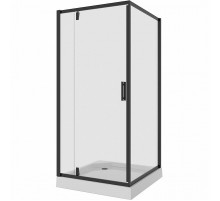 Душевой уголок Niagara Nova NG-6802-08 BLACK 100х100 профиль Черный стекло прозрачное