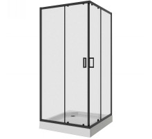Душевой уголок Niagara Nova NG-6808-08 BLACK 90х90 профиль Черный стекло прозрачное