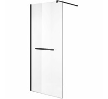 Душевая перегородка Niagara Nova 110 NG-681-11BLACK профиль Черный стекло прозрачное