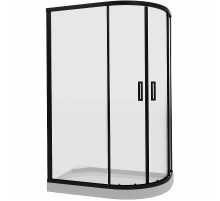 Душевой уголок Niagara Nova 120х80 NG-6821-08 BLACK профиль Черный стекло прозрачное