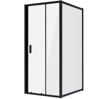 Душевой уголок Niagara Nova 80х90 NG-82-8AB-A90B профиль Черный стекло прозрачное