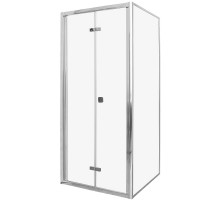 Душевой уголок Ceruttispa Bella ZQD91T 90x90 7658 профиль Хром стекло прозрачное