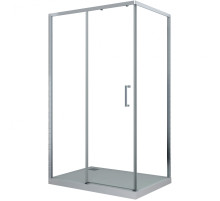 Душевой уголок Ceruttispa Vito 110x80 L профиль Хром стекло прозрачное