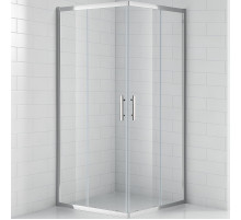 Душевой уголок Cezares Eco 90x90 ECO-O-A-2-90-C-Cr профиль Хром стекло прозрачное