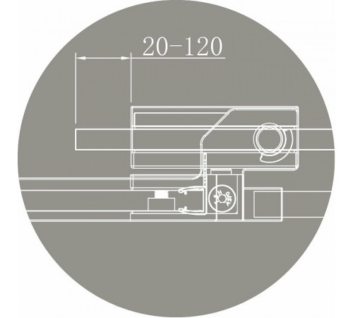 Душевой уголок Cezares Slider 90x80 SLIDER-AH-2-70/80-80/90-C-Cr профиль Хром стекло прозрачное