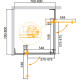 Душевой уголок Cezares Slider 80x80 SLIDER-A-2-70/80-BR-Cr профиль Хром стекло бронзовое