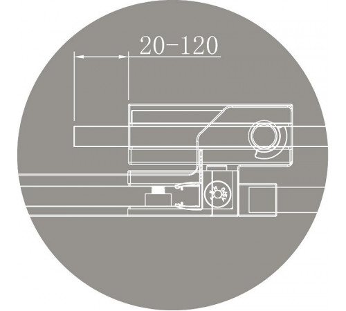 Душевой уголок Cezares Slider 110x110 SLIDER-A-2-100/110-C-Cr профиль Хром стекло прозрачное