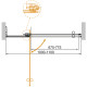 Душевая дверь Cezares Slider 110 SLIDER-B-1-100/110-BR-Cr профиль Хром стекло бронзовое