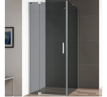 Душевой уголок Cezares Slider 100x80 SLIDER-AH-1-80-90/100-GRIGIO-Cr профиль Хром стекло серое