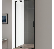 Душевая дверь Cezares Slider 90 SLIDER-B-1-80/90-C-NERO профиль Черный матовый стекло прозрачное