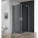 Душевой уголок Cezares Slider 90x110 SLIDER-AH-2-80/90-100/110-GRIGIO-Cr профиль Хром стекло тонированное