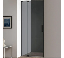Душевая дверь Cezares Slider 110 SLIDER-B-1-100/110-GRIGIO-NERO профиль Черный матовый стекло тонированное