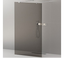 Душевая перегородка Cezares Liberta 110 LIBERTA-L-2-110-GR-Cr профиль Хром стекло серое