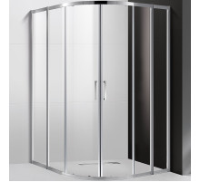 Душевой уголок Cezares Molveno 120x120 MOLVENO-R-22-90+30-C-Cr-IV профиль Хром стекло прозрачное