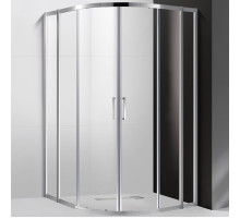 Душевой уголок Cezares Molveno R-22 120х120 MOLVENO-R-22-100+20-C-Cr-IV профиль Хром стекло прозрачное