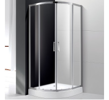 Душевой уголок Cezares Molveno 90х90 MOLVENO-R-2-90-P-Cr профиль Хром стекло рифленое