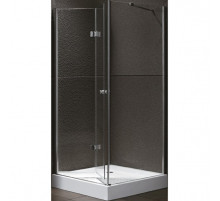 Душевой уголок Cezares ELENA-W-ASH-1-90/100-C-Cr профиль Хром стекло прозрачное