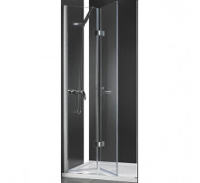 Душевая дверь в нишу Cezares Elena W-BS-13 120 ELENA-W-BS-13-30+45/45-C-Cr профиль Хром стекло прозрачное