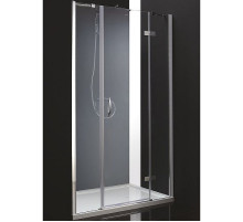 Душевая дверь Cezares Bergamo 165 R BERGAMO-W-B-13-80+60/30-C-Cr-R профиль Хром стекло прозрачное