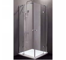 Душевой уголок Cezares Verona 100x90 VERONA-W-AH-2-100/90-C-Cr профиль Хром стекло прозрачное