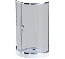 Душевой уголок AM.PM Like Solo Slide 90x90 W83G-315-090CG профиль Хром глянцевый стекло тонированное
