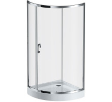 Душевой уголок AM.PM Like Solo Slide 90x90 W83G-315-090CT профиль Хром глянцевый стекло прозрачное