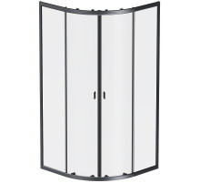Душевой уголок AM.PM X-Joy Twin Slide 90х90 W88G-205-090BT64 профиль Черный матовый стекло прозрачное