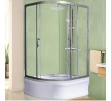 Душевой уголок WeltWasser WW500 С 120х90 10000004109 профиль Хром матовый стекло прозрачное