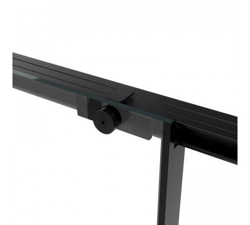 Душевой уголок Vincea Slim Soft 140x90 VSR-1SS9014CLB профиль Черный стекло прозрачное