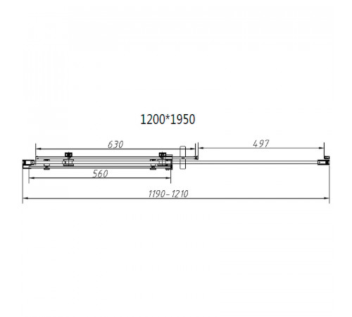 Душевой уголок Vincea Como-N 120x90 VSR-4CN9012CL профиль Хром стекло прозрачное