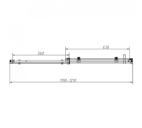 Душевой уголок Vincea Como-N 120x80 VSR-4CN8012CL профиль Хром стекло прозрачное