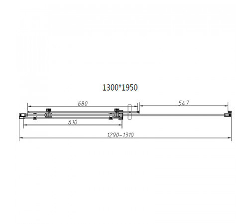 Душевой уголок Vincea Como-N 130x80 VSR-4CN8013CL профиль Хром стекло прозрачное