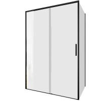 Душевой уголок Aquanet Pleasure Evo AE65-130x80-BT 130x80 324136 профиль Черный стекло прозрачное